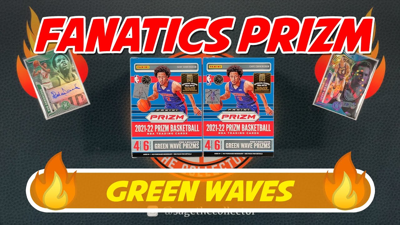 2021-22 Fanatics Prizm Basketball Blasters 🔥 Exclusive Green Waves