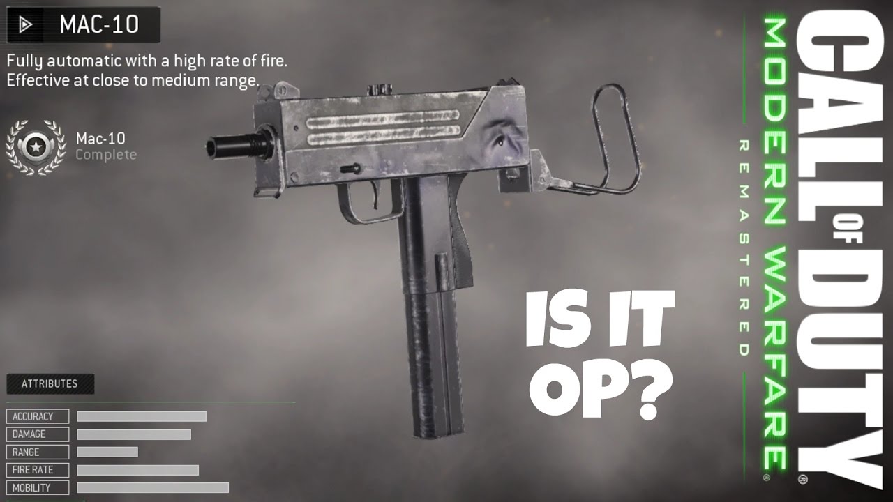 Is It OP? MAC-10 Supply Drop Weapon Review (CoD:MWR)