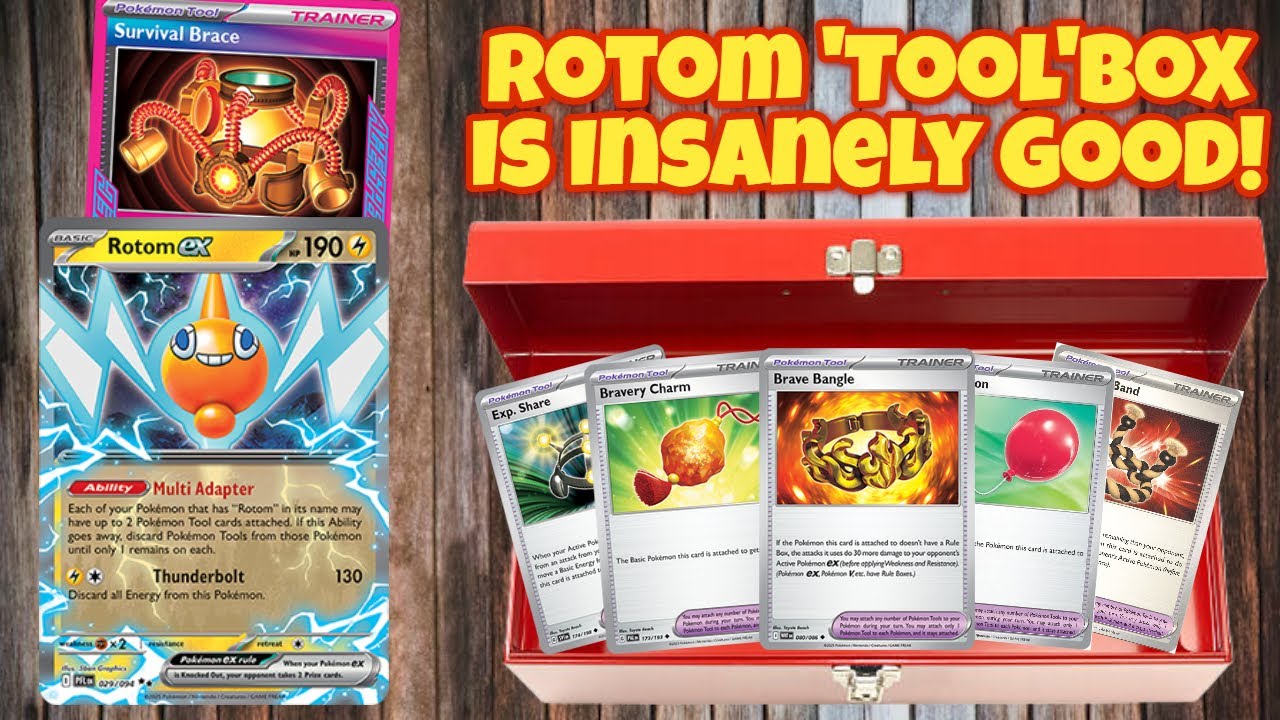 Подвинься! ​​Колода Rotom Tool Box вполне может стать ЛУЧШЕЙ колодой, за которую можно получить о...