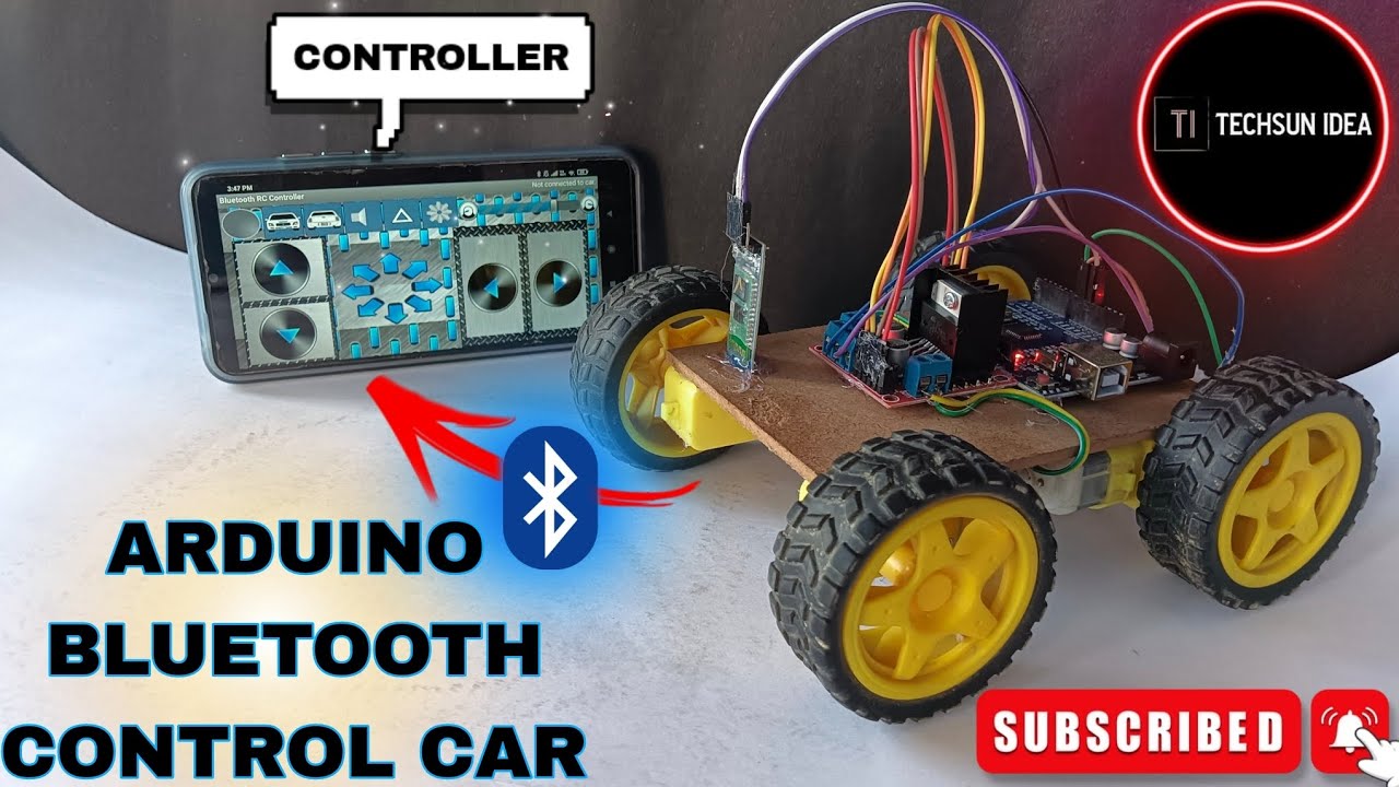 How to Make a Bluetooth RC Car | Smartphone Controlled Car | Bluetooth RC Car Project