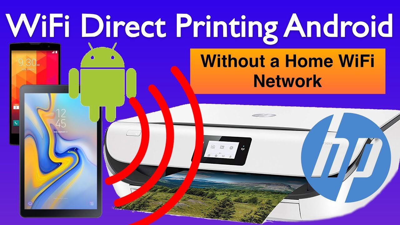 Прямая печать HP WiFi с телефона или планшета Android HP ENVY 5032