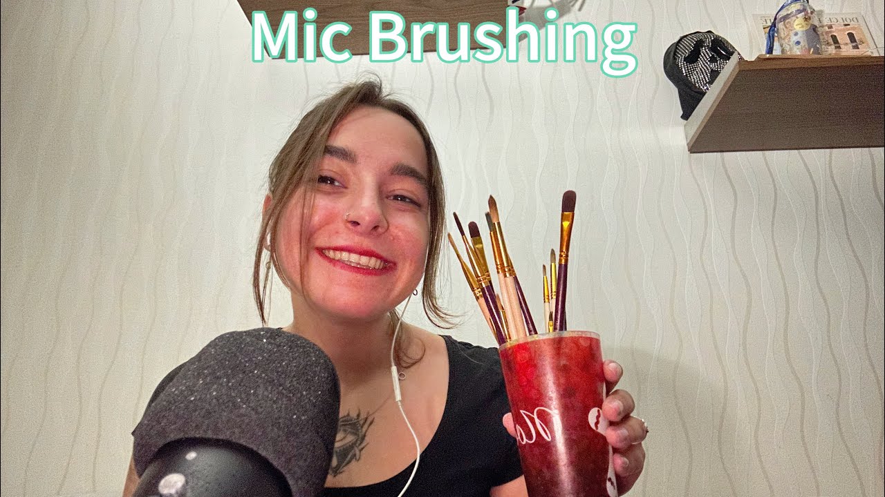 🌙ASMR - Mic brushing !🌙