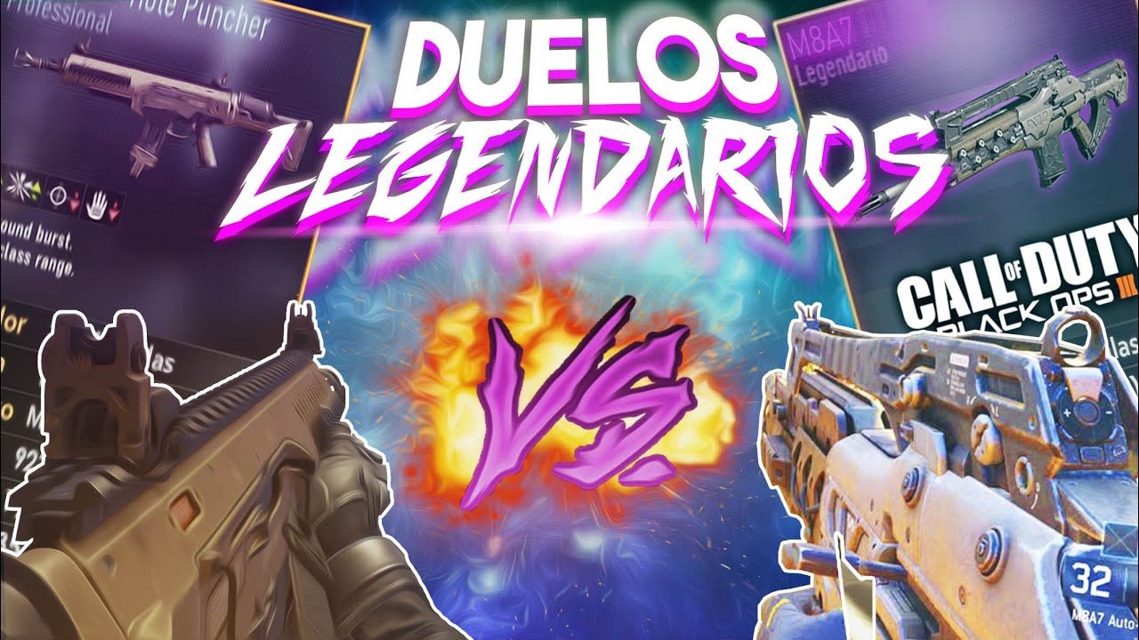 ARX HOLE PUNCHER (AW) VS M8A7 (BO3) | DUELOS LEGENDARIOS T2 | CALL OF DUTY