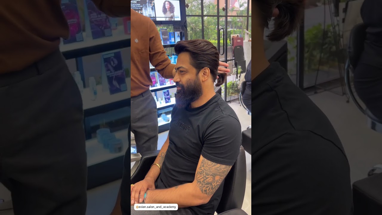 #YouMeWe #KGFMakeover #EvianSalon #NaviMumbaiStyle #KGFLook #PonytailGoals #RockyBhaiVibes #KGFresh