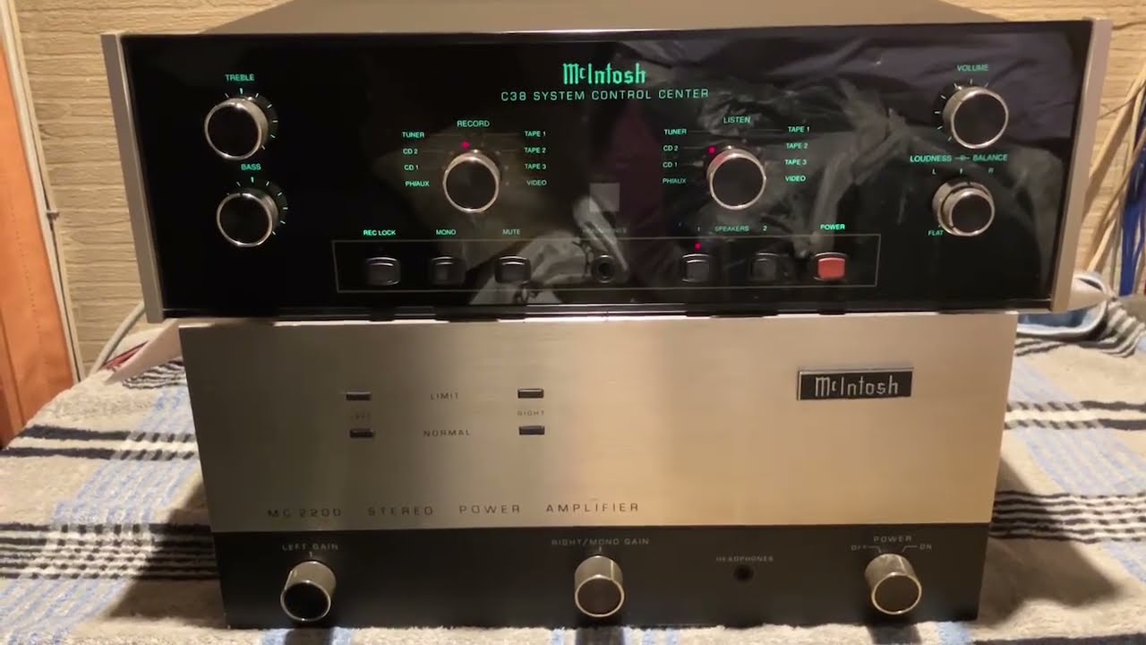 オーディオ試聴動画 mcintosh C38 MC2200 JBL S2600