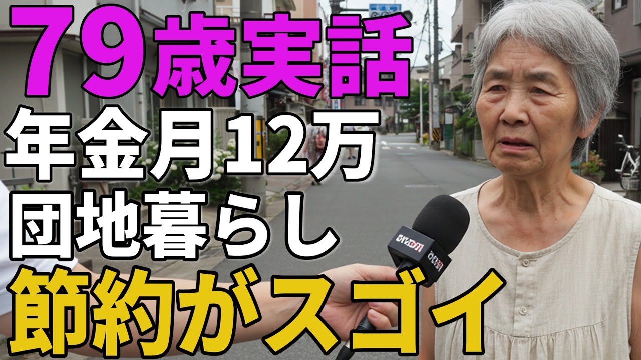 79歳女性。月１２万団地暮らし。一人暮らしと節約生活の現実を語る