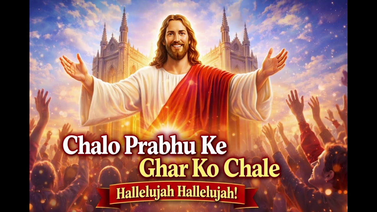 CHALO PRABHU KE GHAR KO CHALE | Hindi Christian Worship Song | Hallelujah Praise 