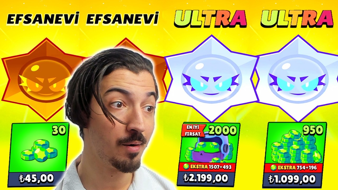 Her efsanevide BİR ÜST TAŞI ALIYORUM 😭 Brawl Stars