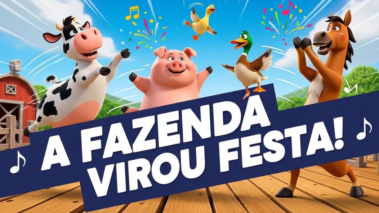 A Fazendinha Feliz 🐷🐴 [clipe infantil] – Parte 2