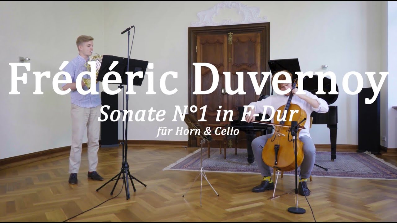 Frédéric Duvernoy: Sonate Nr. 1 in F-Dur für Horn und Cello, Andante - Raaff Trio