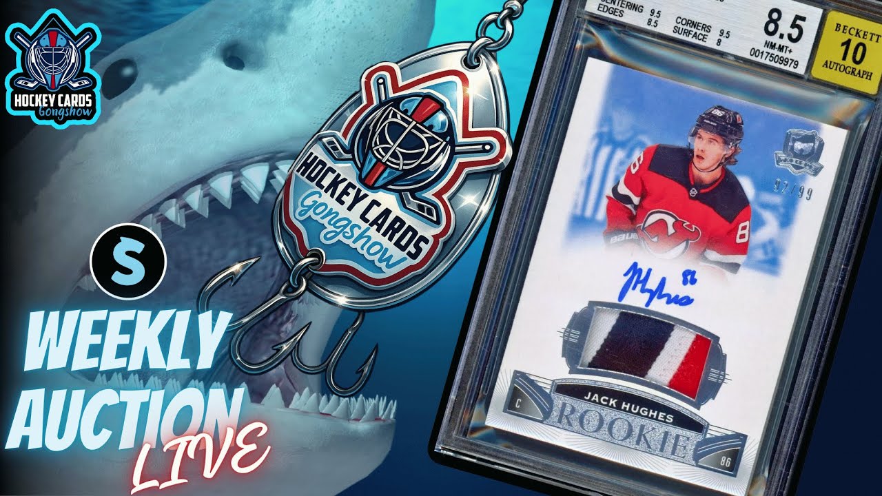 Jack Hughes Chase Is On & More Hobby Grails! | Slab Sharks Weekly LIVE