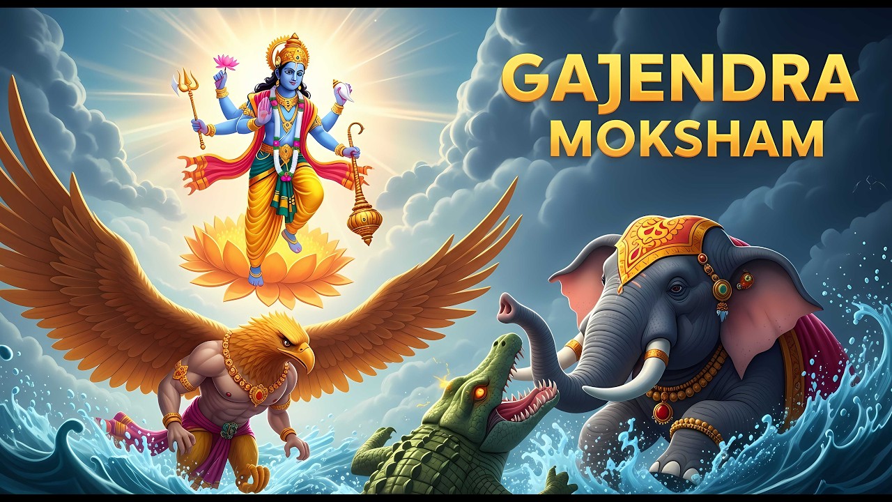 Gajendra Moksham Story in Telugu | గజేంద్ర మోక్షం | Animated Stories