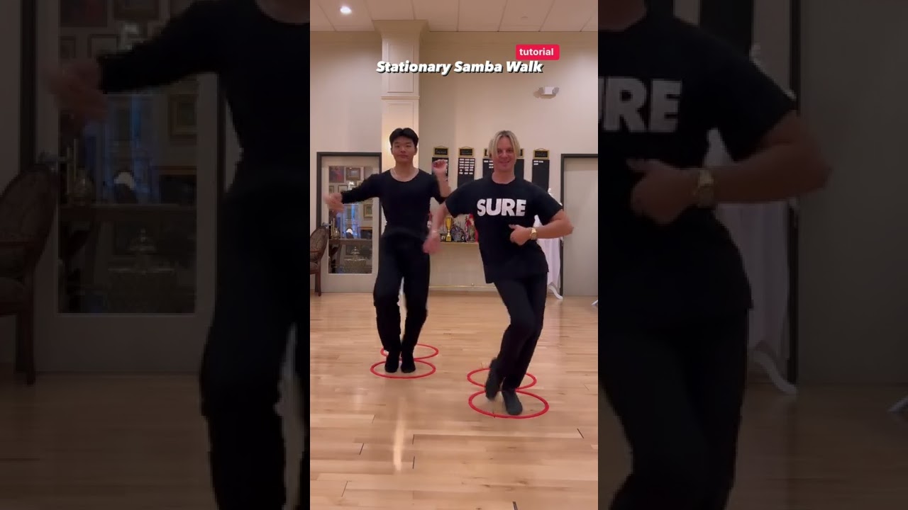 🇧🇷 Samba - stationary Walk - basic step - learn more with 📲 &ldquo;Dance With Oleg&rdquo; APP