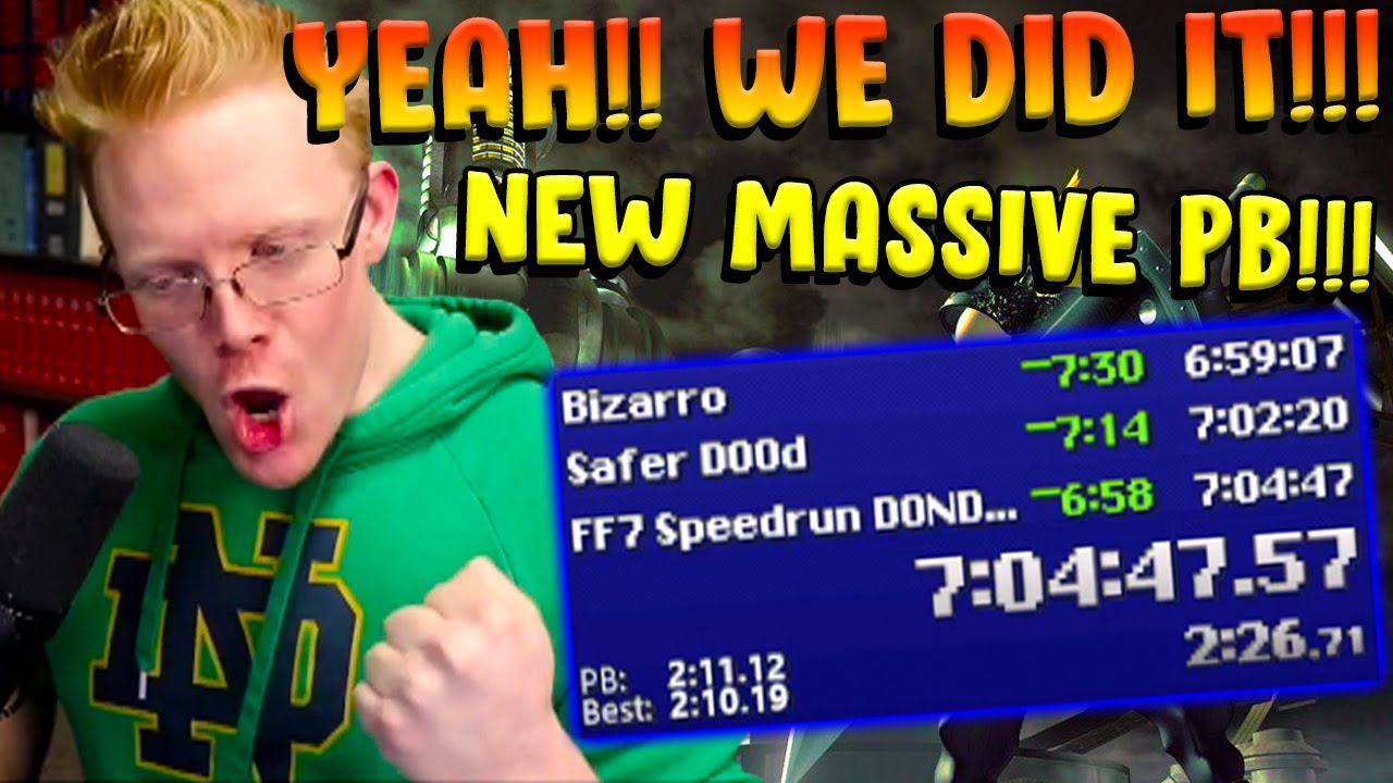 NEW MONSTER FF7 PB! INSANE PACE!!!