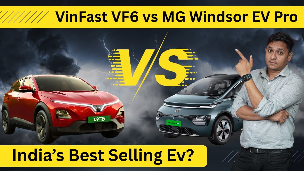 VinFast VF6 vs MG Windsor EV Pro | Ultimate Electric SUV Comparison India 2025