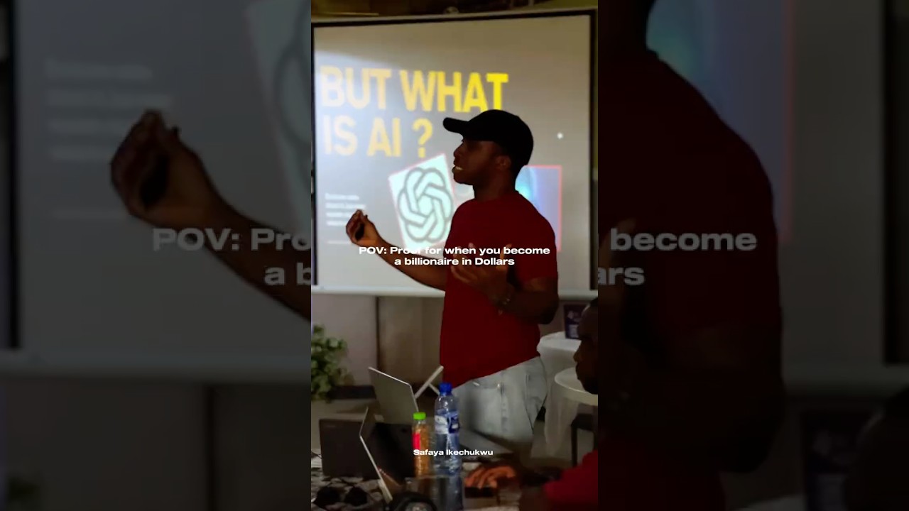Talking about Ai @ Rotract Owerri submit