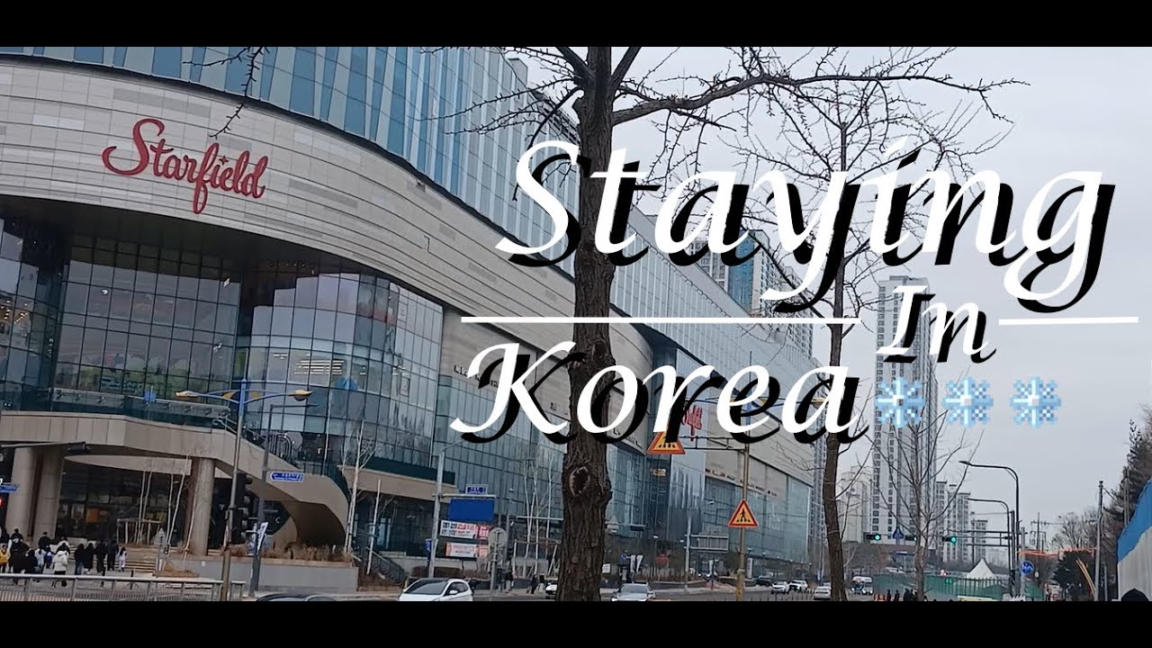 Staying in Korea | First Travel 2026 | E mart, Starfield Suwon, Night Drive....