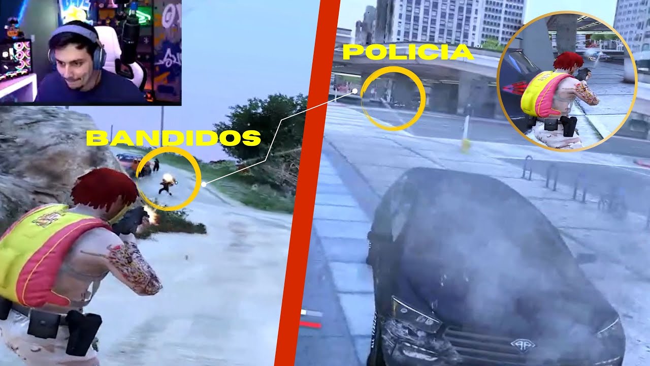 Gabe trocou tiro com a favela e a polica!!! CDA VALLEY