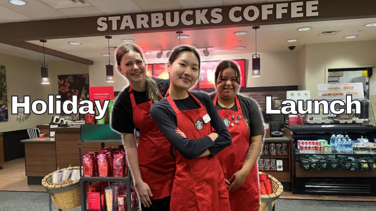 A Day in the life of a Starbucks Barista&rsquo;s Launch Day | Holiday Season 2023