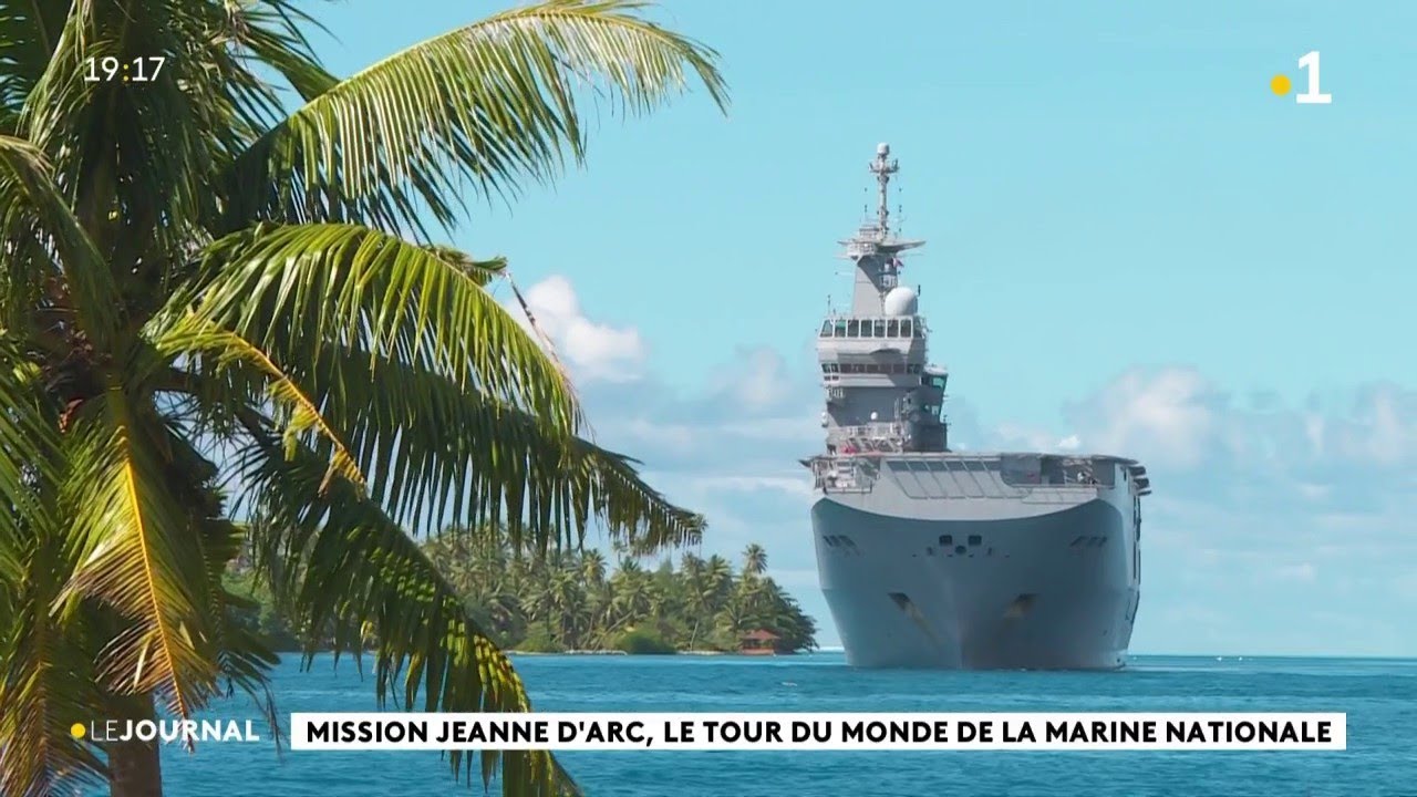 Mission Jeanne D'Arc, le tour du monde de la marine nationale.