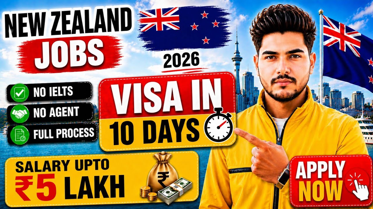 🇳🇿 New Zealand Seasonal Work Visa 2026 | Visa in 10 Days | Salary Up To ₹5 Lakh