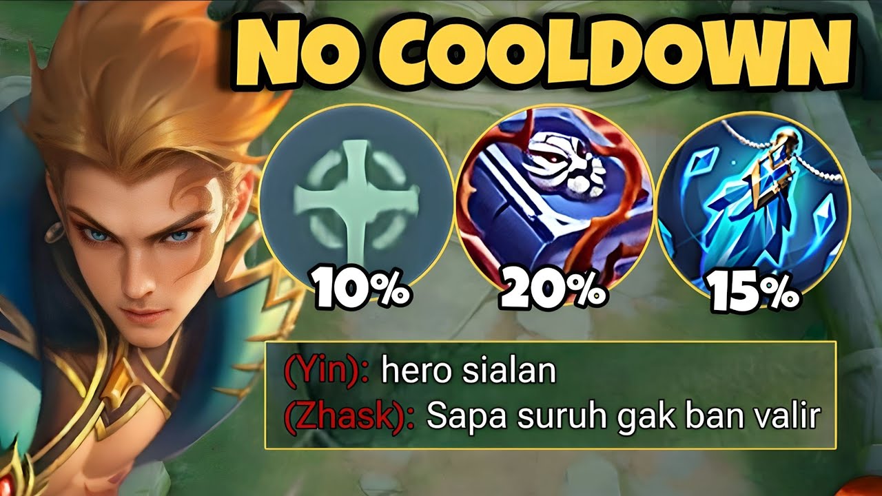 SLOW STUN REPEAT‼️Valir Build Cooldown 45% Ngeselin Banget kayak MU 🤣