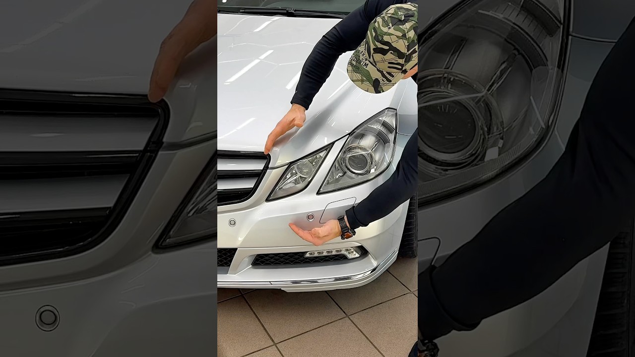 Mercedes E Coupé Headlight Trick: Make the Front Look Wider 🛠️🚗✨