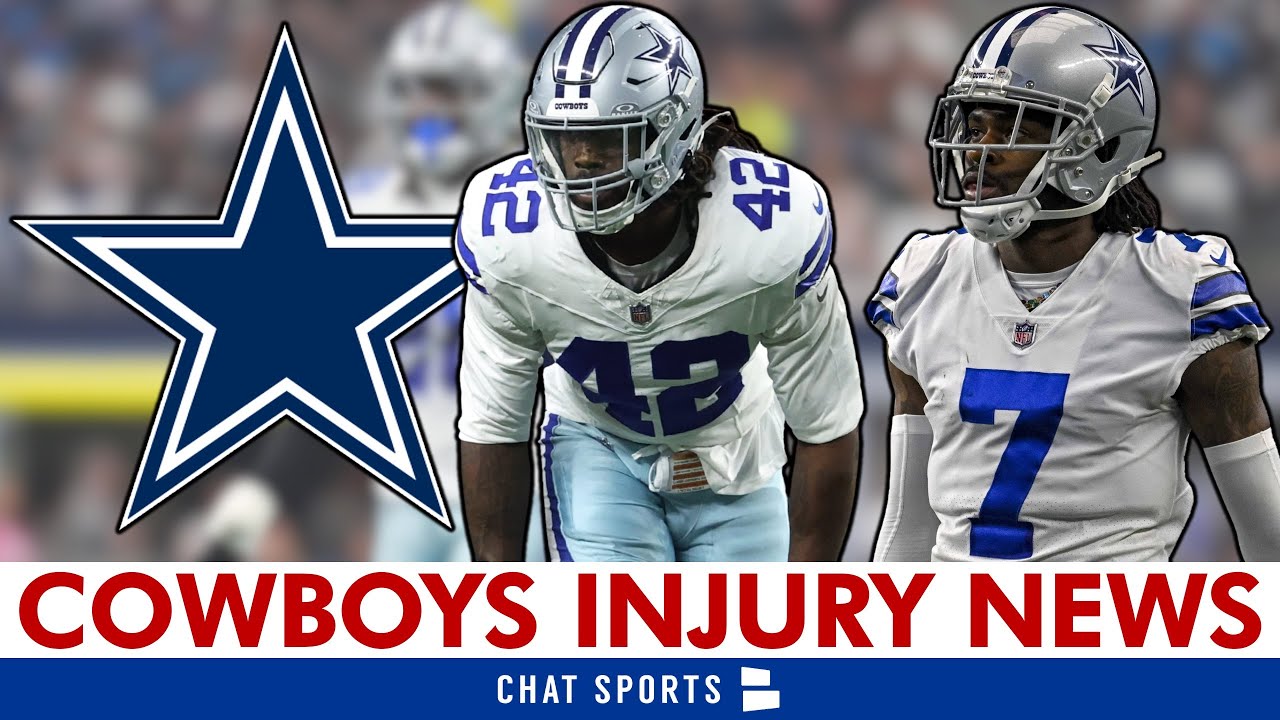 JUST IN: Cowboys Injury News On Jadeveon Clowney, Trevon Diggs & Malik Hooker | FINAL Injury Report