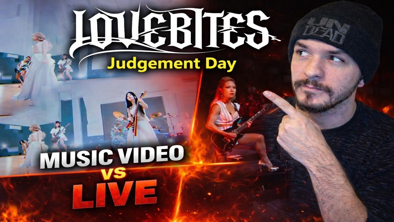 MUSIC VIDEO vs. LIVE – LOVEBITES „Judgement Day“ | Studio-Perfektion ODER Live-Zerstörung?