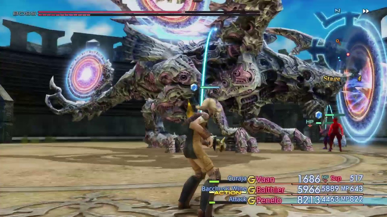 FF12 Zodiac Age - Yiazmat Fight Pt 2
