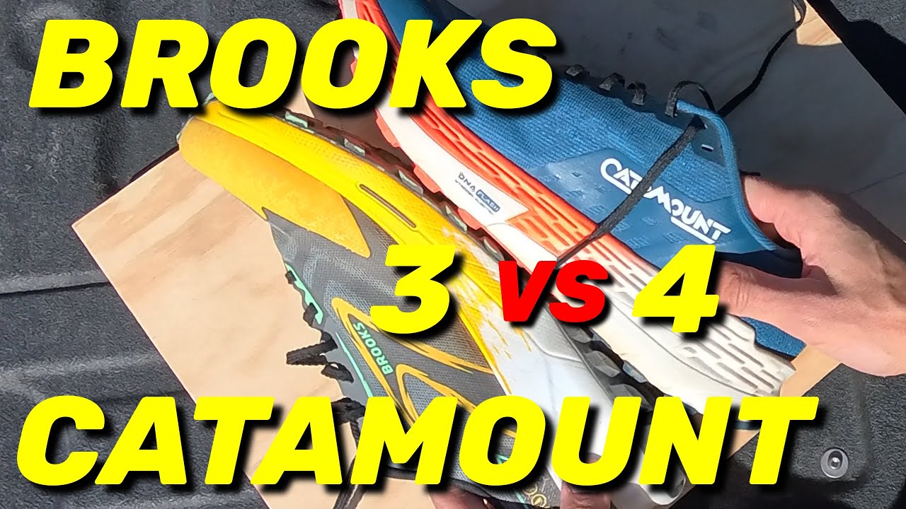 Brooks Catamount 4 vs 3 // Full Test & Comparison // FLEX vs SPEED