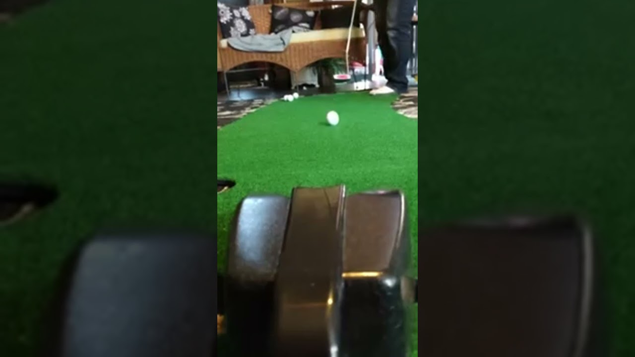 Golf putter automatic ball returner  #golf #golfer #golftrainer