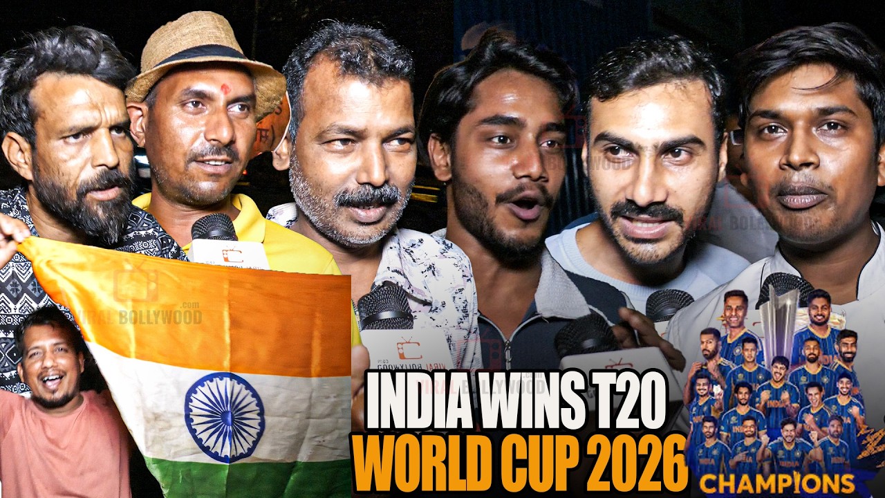 T20 World Cup 2026 Champions | India WINS Against New Zealand | Crazy Public Reaction