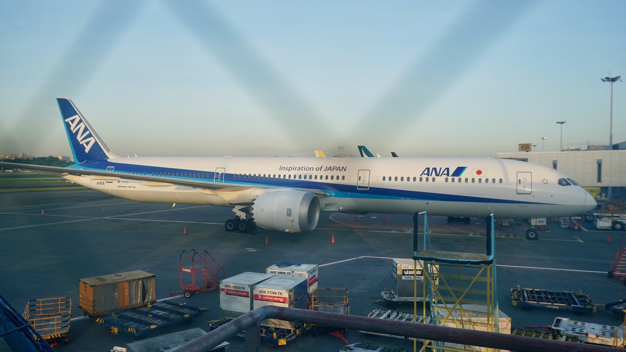 🇵🇭🇯🇵 Мой первый полёт с ANA! Опыт полёта B787-10: NH820 Манила → Токио Нарита