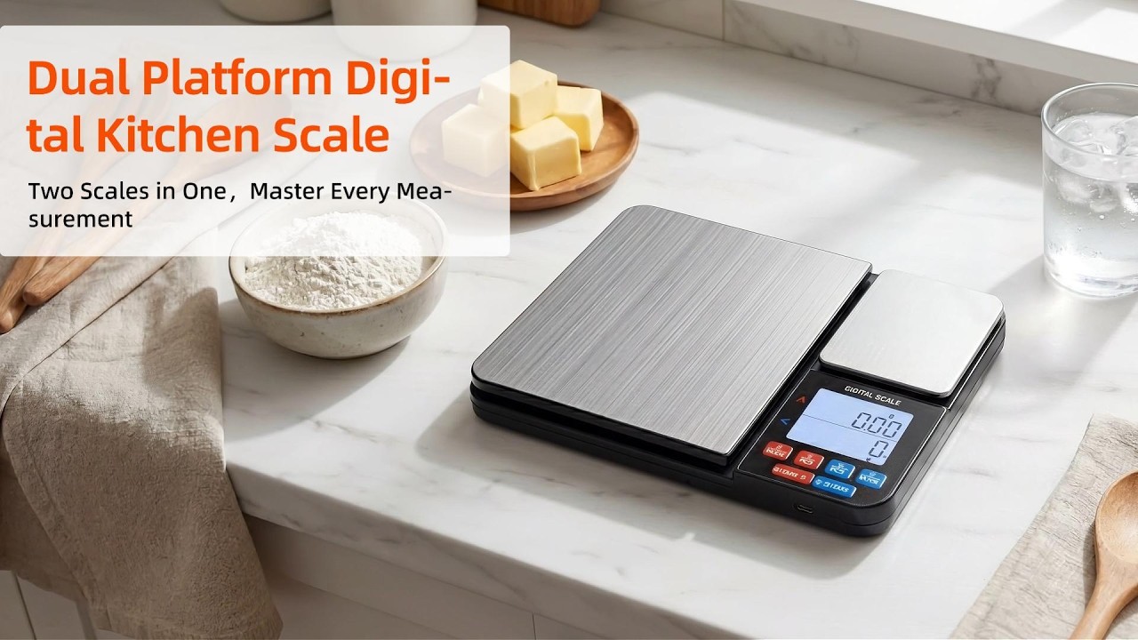 Rechargeable Dual-Plate/Dual-Precision 10kg/1g-500g/0.01g Electronic Scale