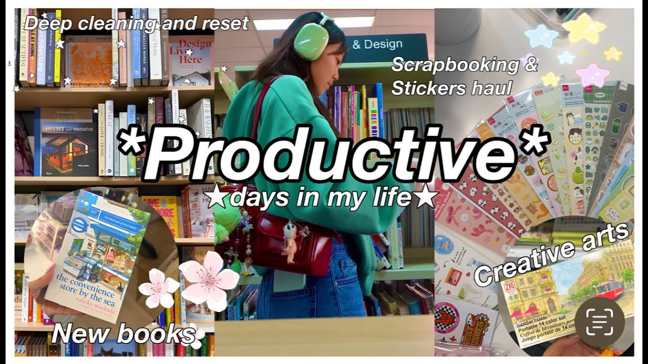 finding my Rhythm again after Burnout / deep cleaning, reset *Productive vlog*