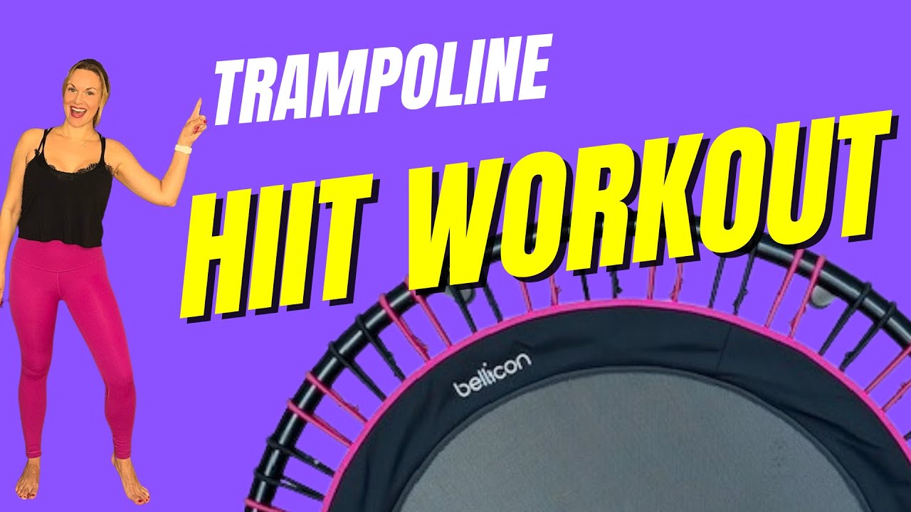 20 MIN HIIT Mini Trampoline Workout |  HIIT Rebounder Workout | Fat Burning HIIT Rebounder Workout