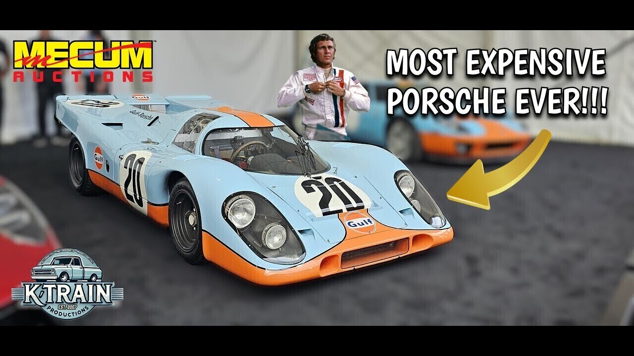 Porsche 917K Стива Маккуина будет выставлен на аукцион Mecum Kissimmee 2025