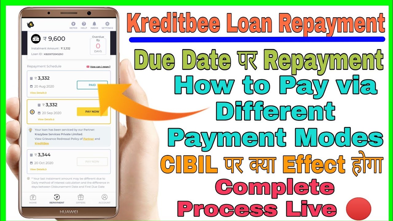Kreditbee Loan Repayment by any app|| Kreditbee Loan Repayment kaise kare