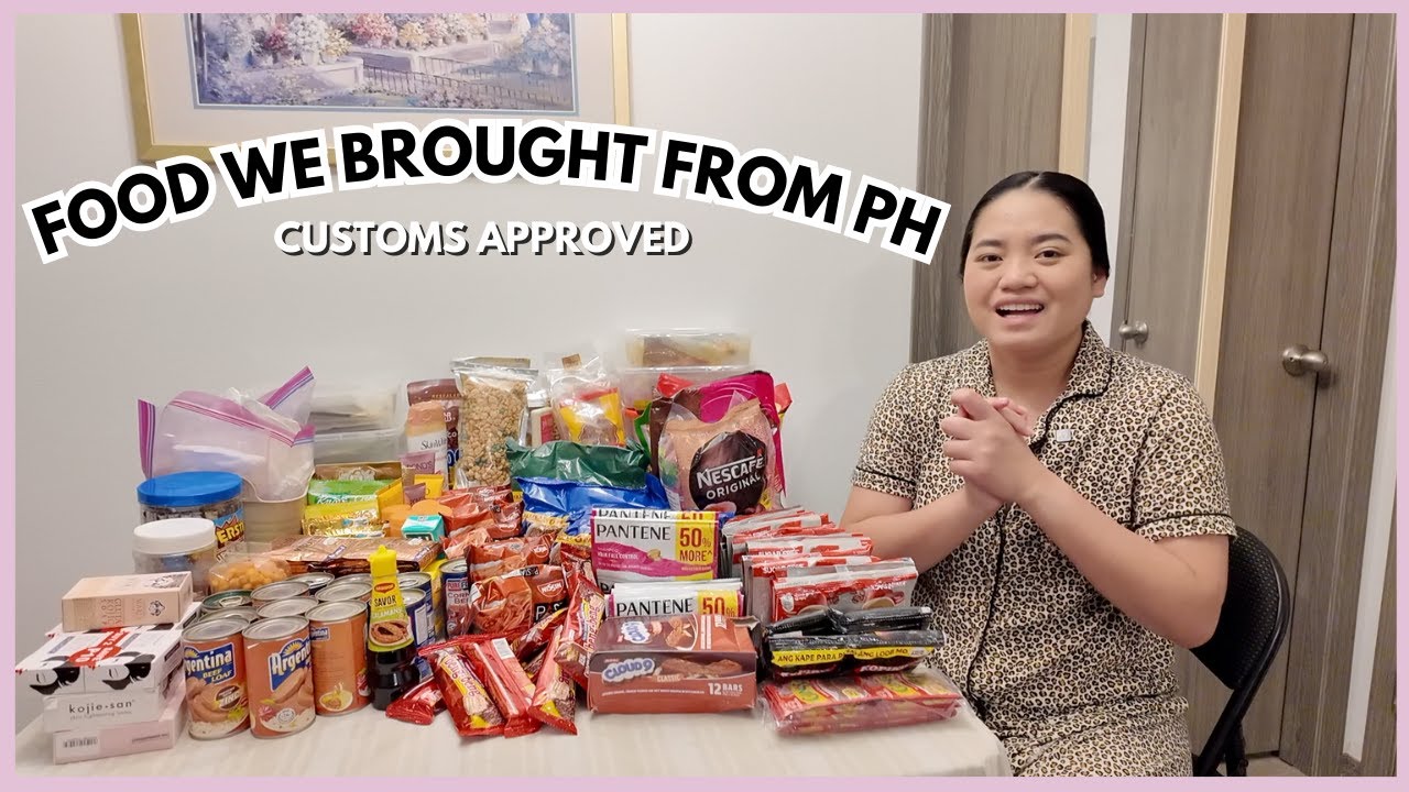 Groceries and Food We Brought from the Philippines That Passed U S  Customs 2025