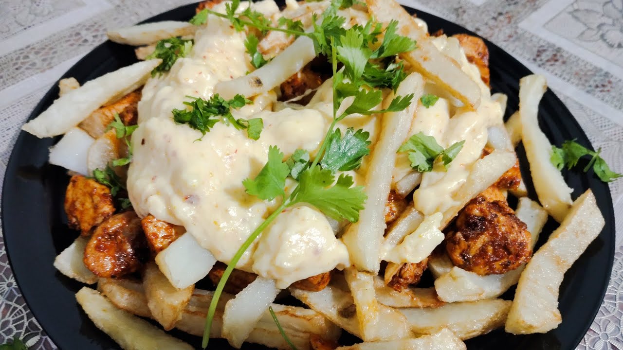 Restaurant-Style Chicken Loaded Fries 😍 Creamy, Cheesy & Crispy