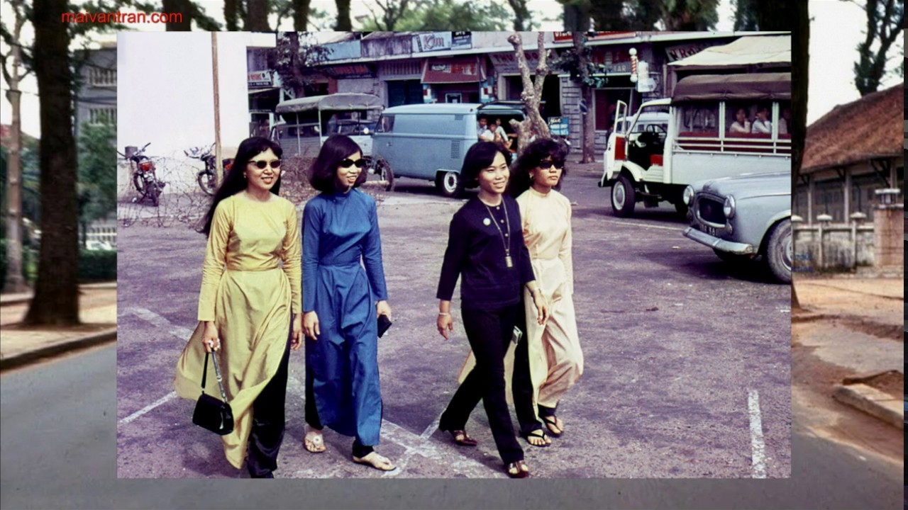 Màu sắc áo dài xưa 1954-1975