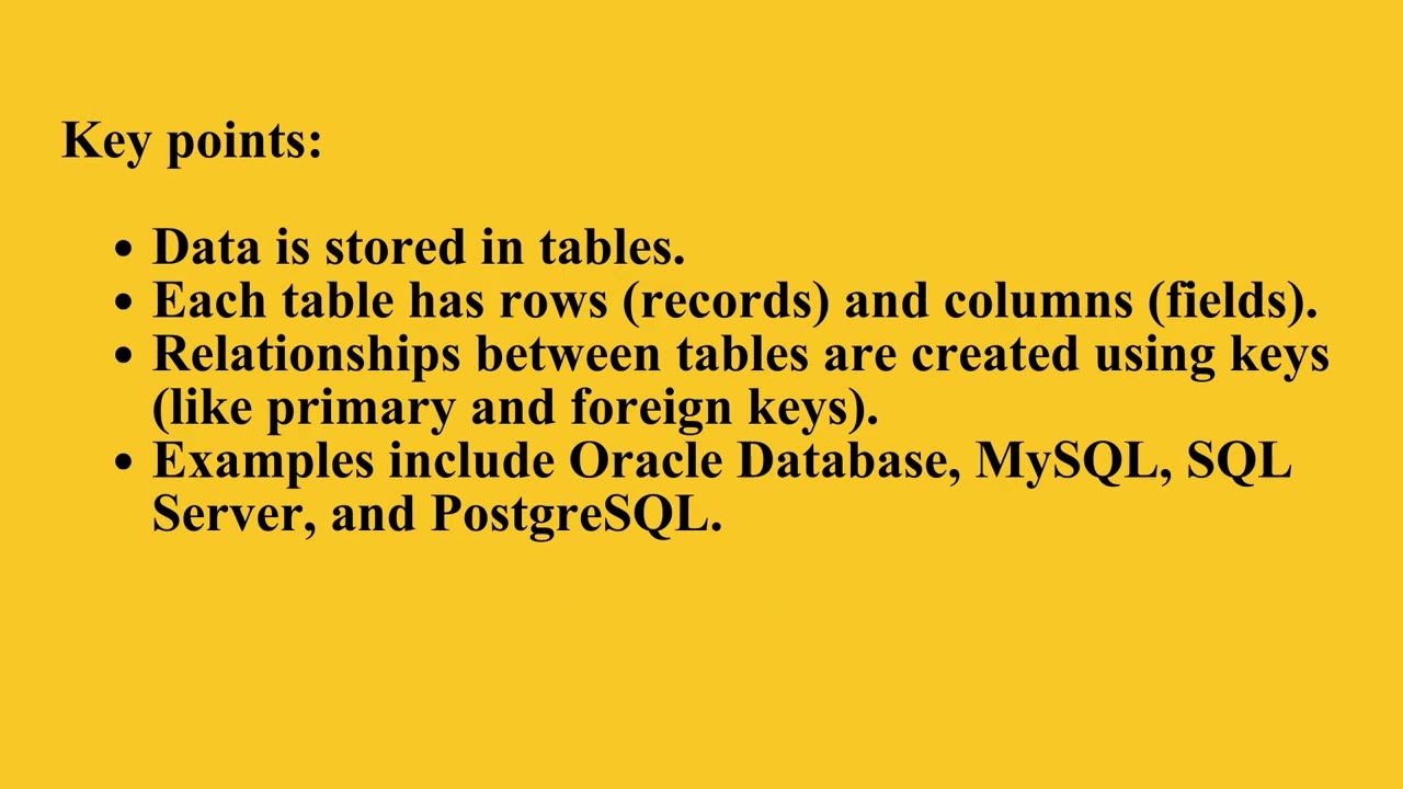 RDBMS vs. ORDBMS: Relational and Object-Relational Database Systems | Q1 Oracle L3 P1| SMILE ROAD