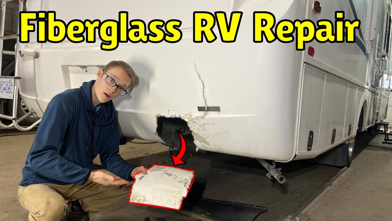 FIBERGLASS RV Damage Repair the Proper Way