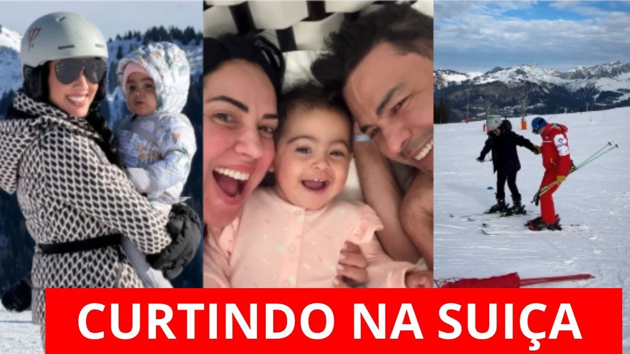 GRACIELE ESQUIANDO NA SUIÇA | CURTINSO COM CLARA E ZEZÉ DI CAMARGO | AMOU A NEVE