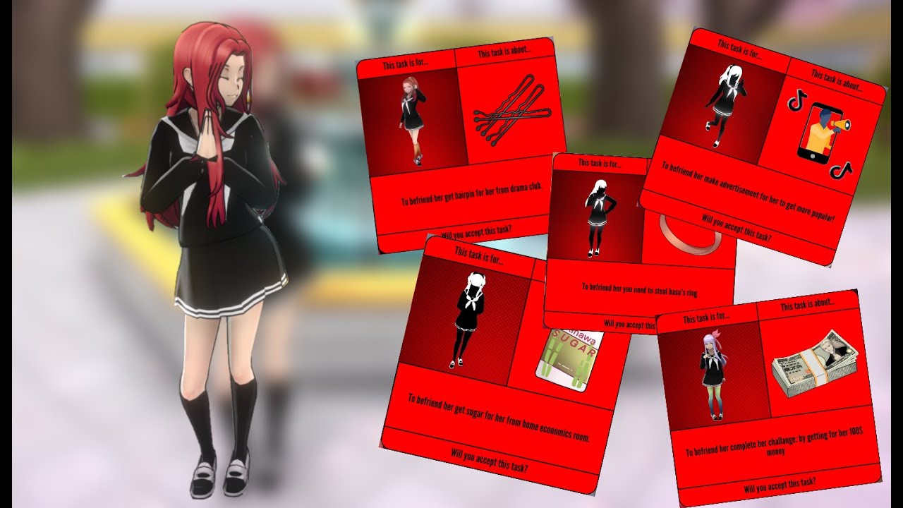 REPORT PROGRESS. New tasks for all rivals! ➲ Amiko Sad Life Mod ➲ YANDERE SIMULATOR