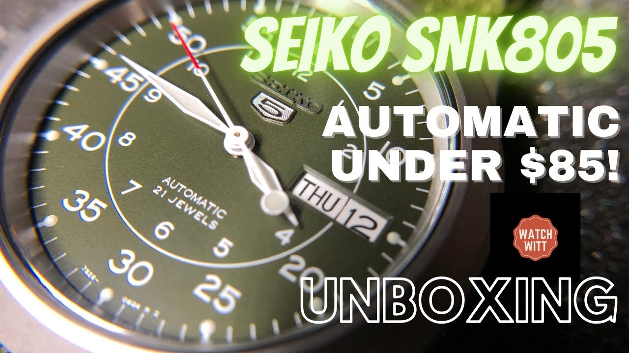 Legendary Watch on a Budget! Unboxing Seiko SNK805 - $85!