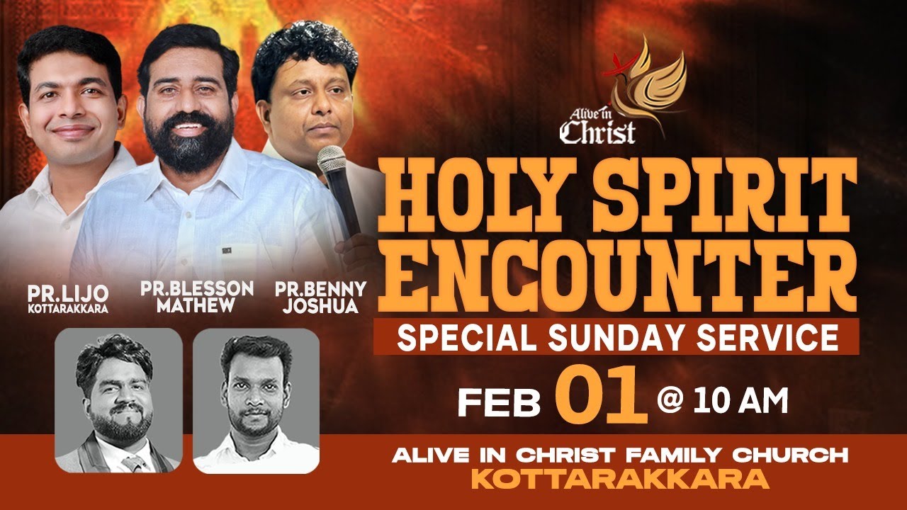 ⭕LIVE |HOLY SPIRIT ENCOUNTER SERVICE |𝐏R.BLESSON MATHEW,PR BENNY JOSHUA MINISTERING   01- FEB -2026