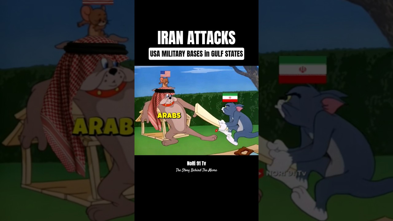 IRAN Targets U.S Military Bases in Gulf States #memes #comedyshorts #shortfunny