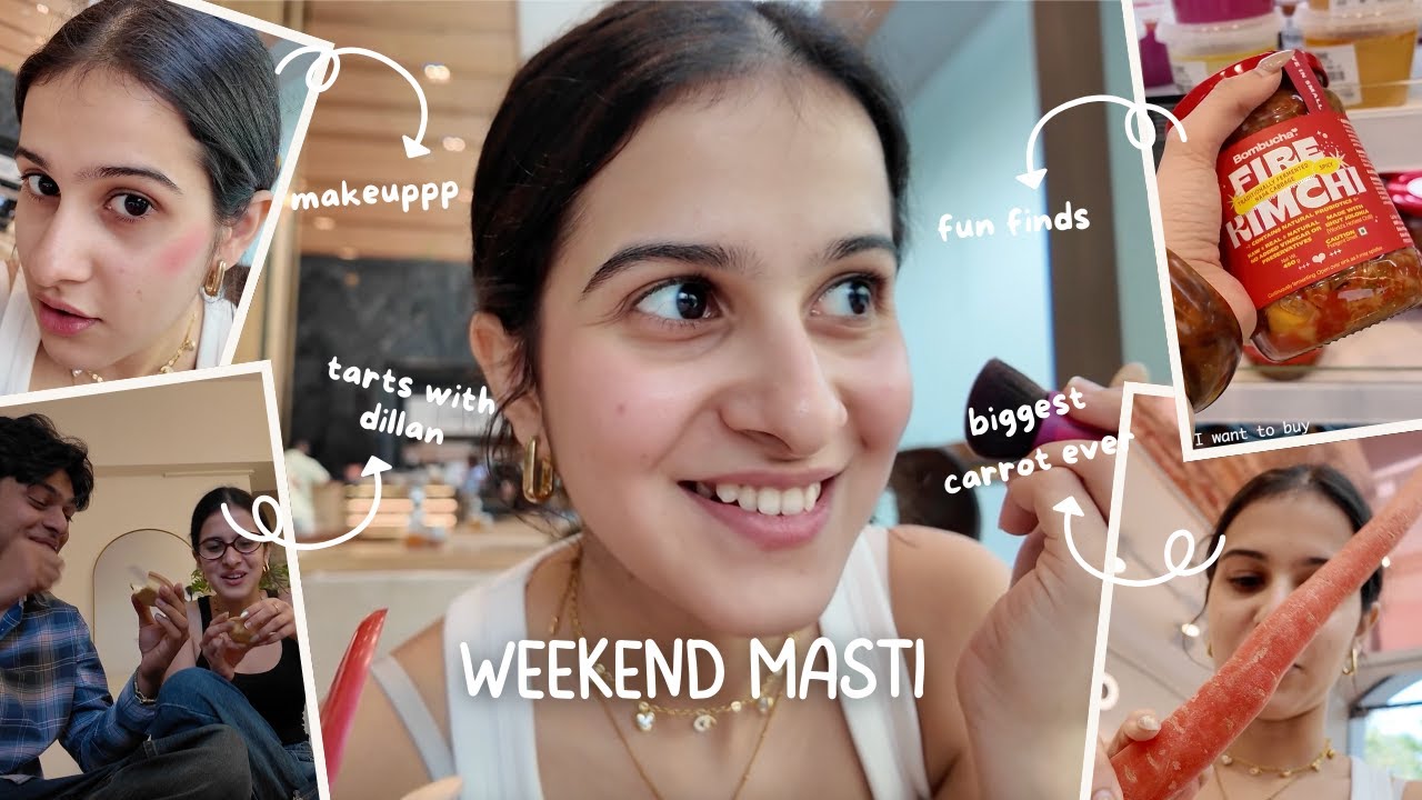 random masti weekend vloggg 🥧🛒🛍️☕️
